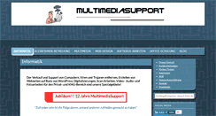 Desktop Screenshot of multimediasupport.ch