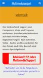 Mobile Screenshot of multimediasupport.ch